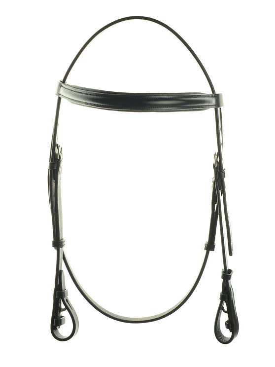 Ascot Headstall with Padded Raised Browband