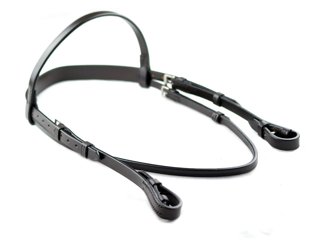 Ascot Plain Headstall with Plain Browband