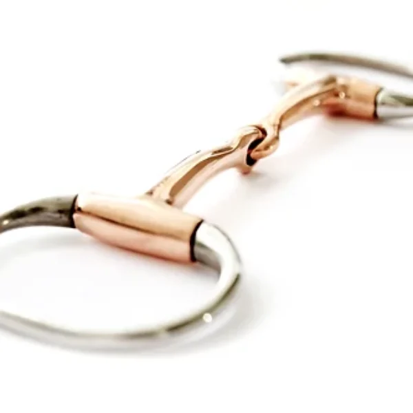 Eggbutt Snaffle Jointed With Copper Mouth