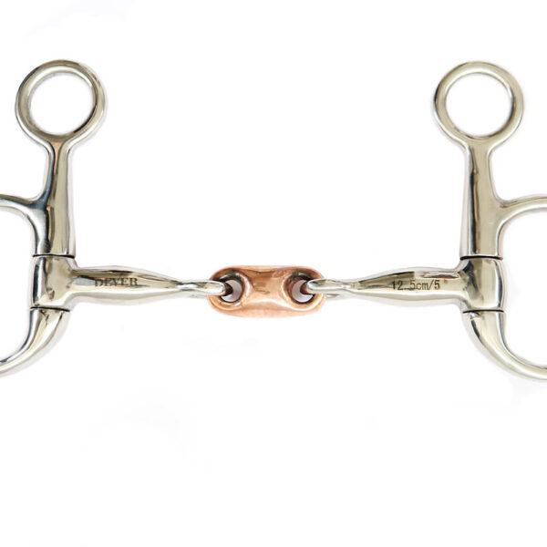 Hanging Cheek Snaffle with Copper Lozenge