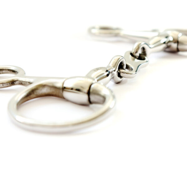 Hanging Cheek Snaffle with French Link
