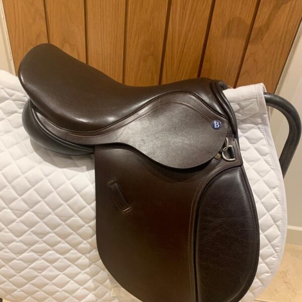 15″ Sillín para poni de uso general Barnsby marrón extra ancho