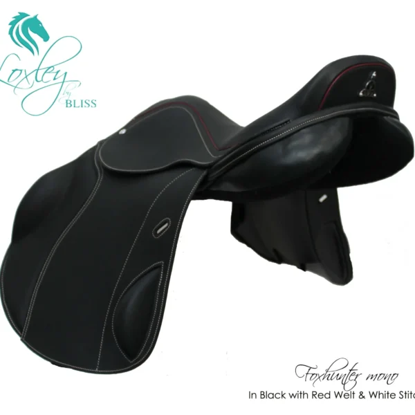 17.5″ ADJ Black Bliss of London Loxley Foxhunter Jump Monoflap Saddle