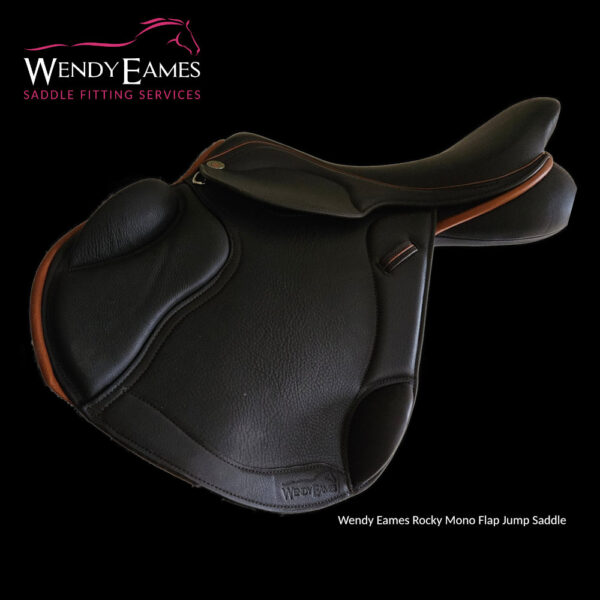 Campo de caballos Wendy Eames – Sillín de salto Rocky Mono Flap