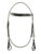 Ascot Headstall with Padded Raised Browband
